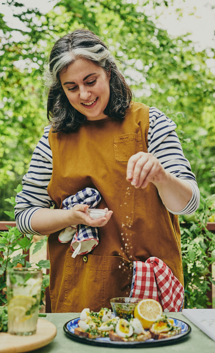 <p>Claire Saffitz x Alex Mill</p>