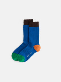 Cotton Colorblock Socks