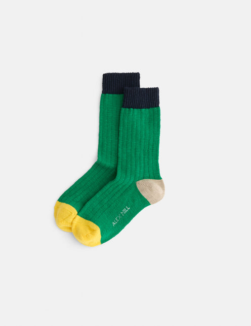 Cotton Colorblock Socks