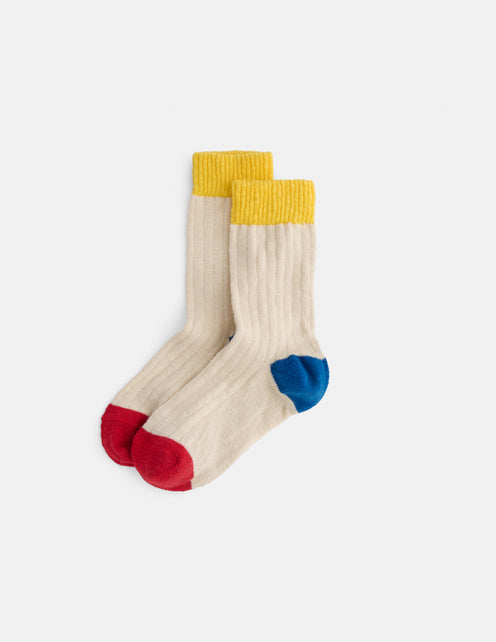 Cotton Colorblock Socks