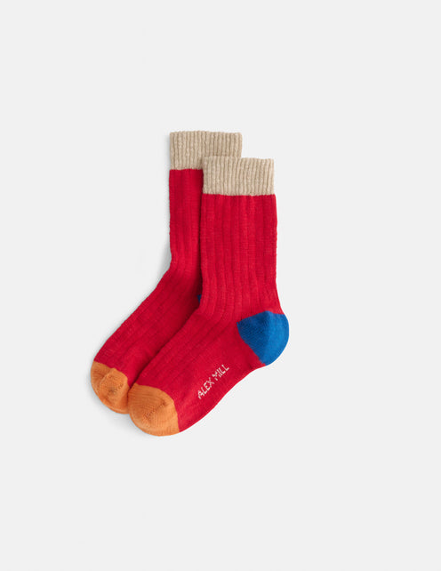 Cotton Colorblock Socks