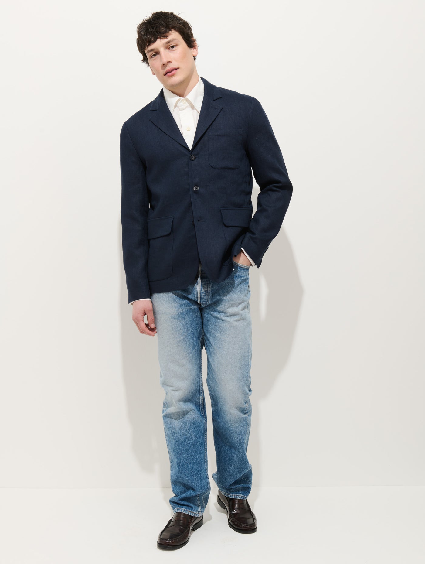 Mercer Linen Jacket In Linen