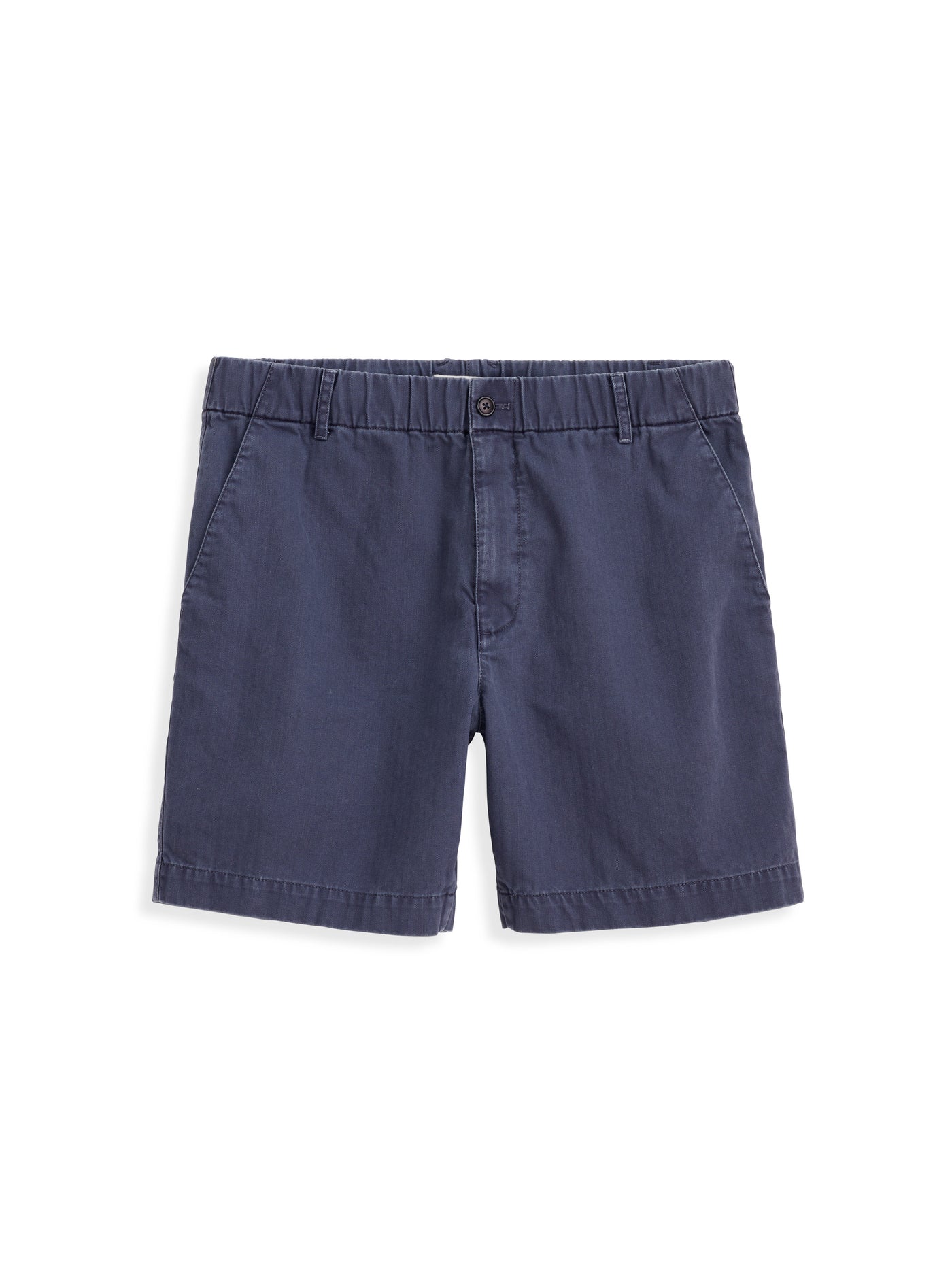Pull On Short In Cotton Herringbone