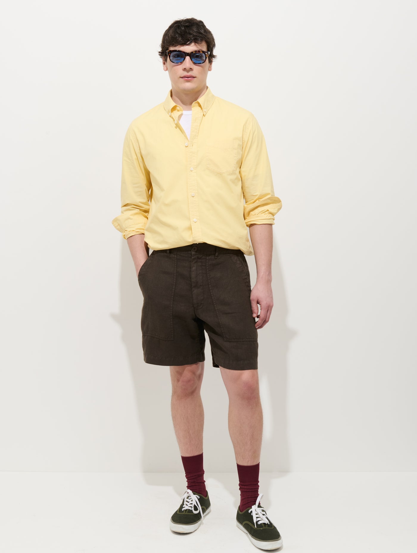 Mill Shirt In Cotton Poplin