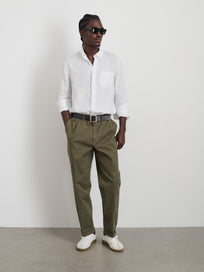 Standard Pleated Pant in Chino