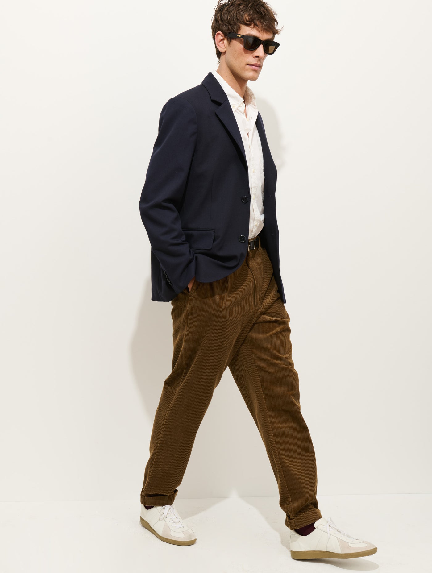 Standard Pleated Pant In Cord