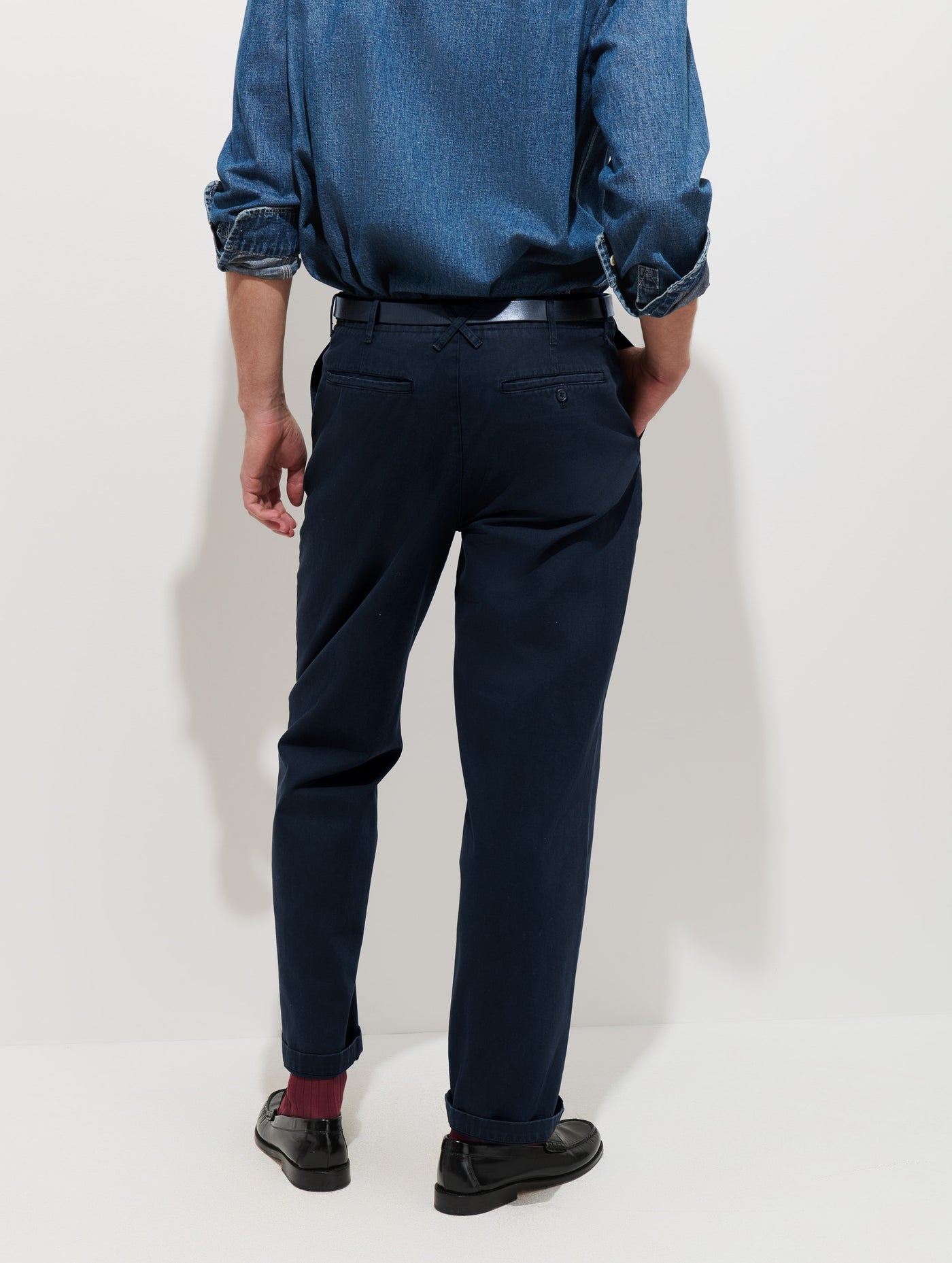 Flat Front Chino in Vintage Wash