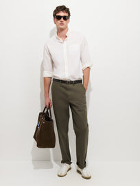 Flat Front Chino in Vintage Wash
