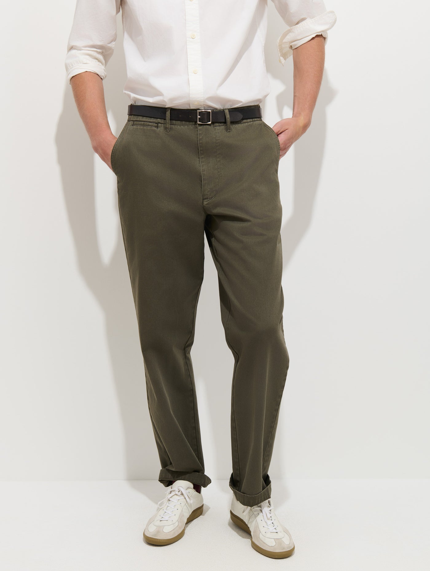Flat Front Chino in Vintage Wash