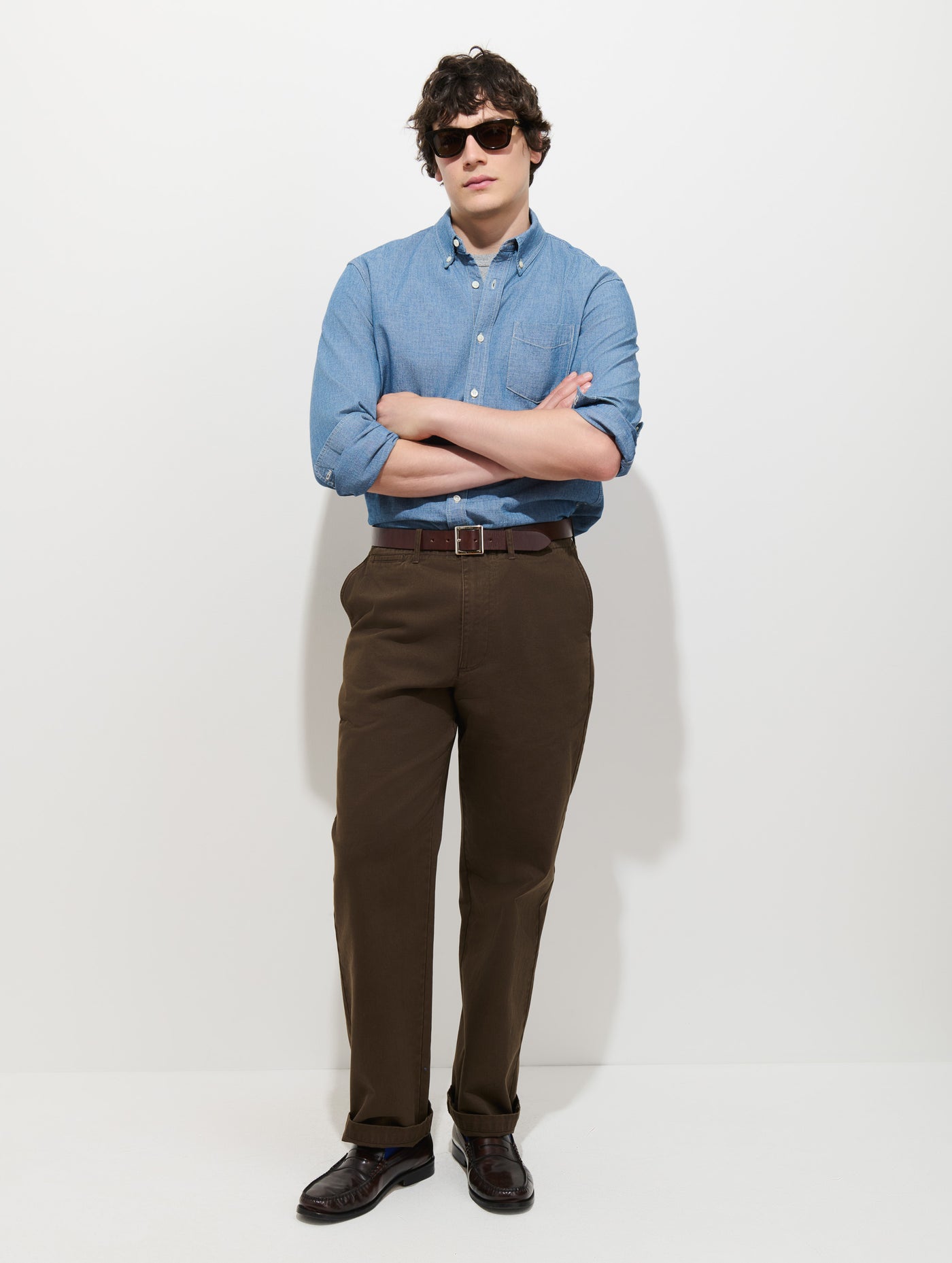 Flat Front Chino in Vintage Wash