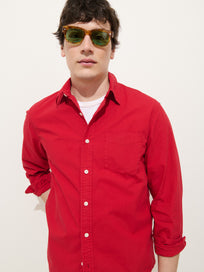 Mill Shirt In Cotton Poplin