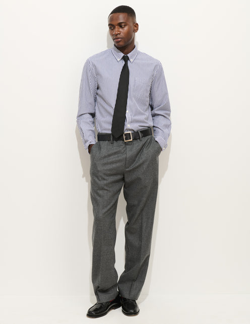 Mill Shirt In Stripe Portuguese Poplin