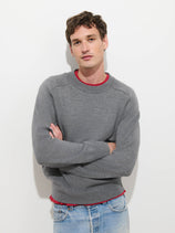 Winston Crewneck Sweater in Wool