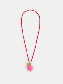 Roxanne Assoulin Long Happy Cord Charm Necklace