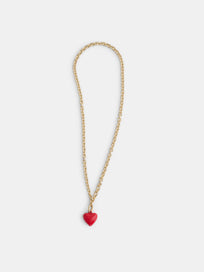 Roxanne Assoulin Mini Puffy Heart Necklace