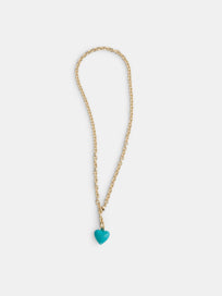 Roxanne Assoulin Mini Puffy Heart Necklace