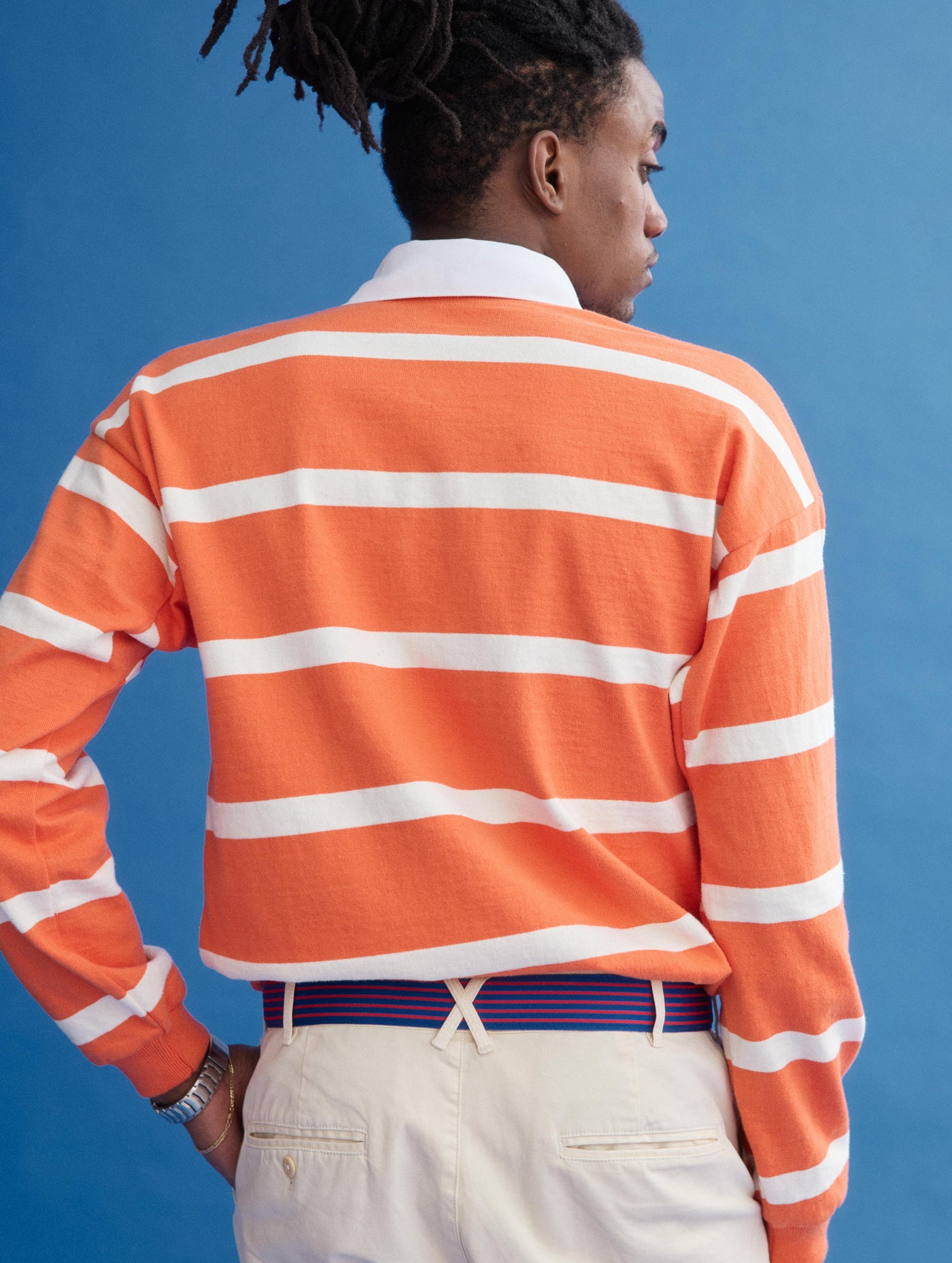 J.Press x Alex Mill Rugby Striped Shirt In Cotton