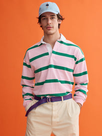 J.Press x Alex Mill Rugby Striped Shirt In Cotton
