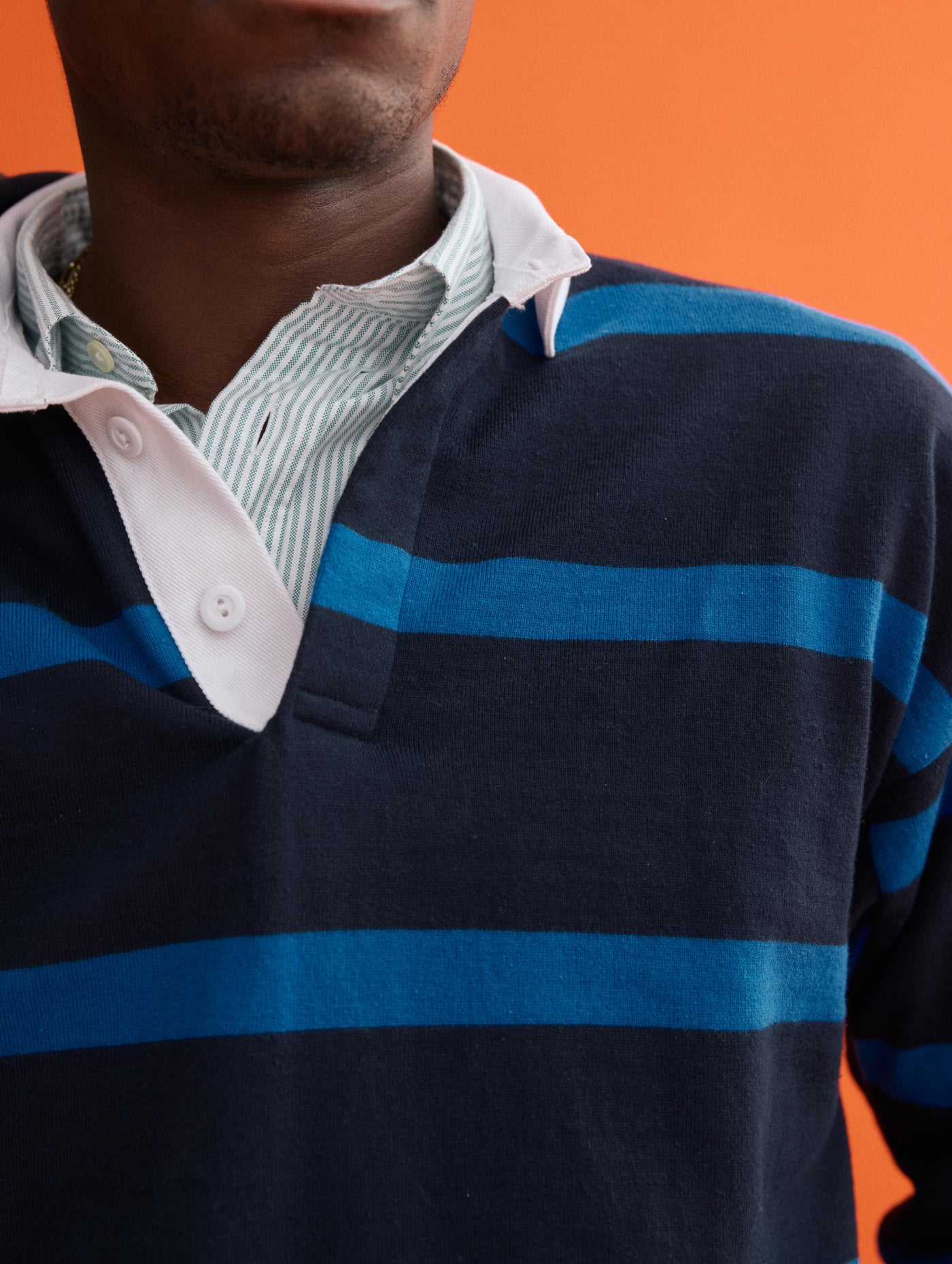 J.Press x Alex Mill Rugby Striped Shirt In Cotton