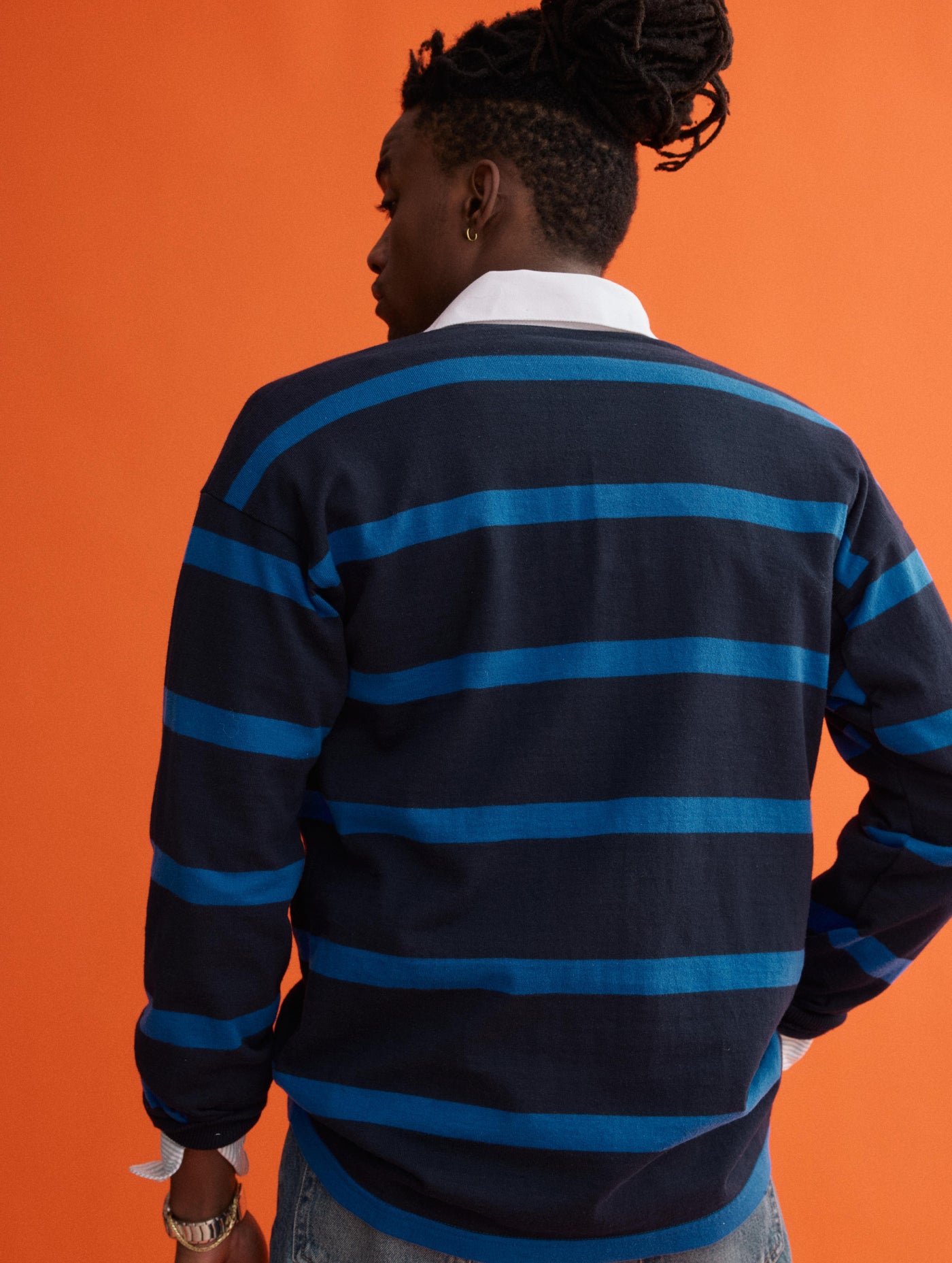 J.Press x Alex Mill Rugby Striped Shirt In Cotton