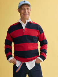 J.Press x Alex Mill Rugby Striped Shirt In Cotton