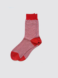 Maria La Rosa Bio Cotton Ribbed Socks in Stripes