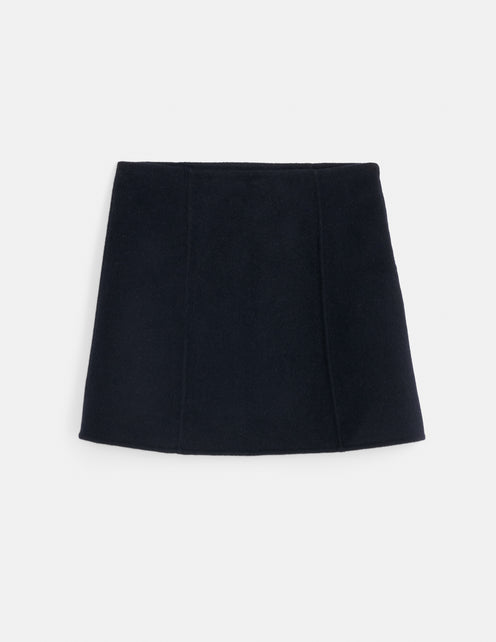 Parker Skirt in Double-Faced Wool