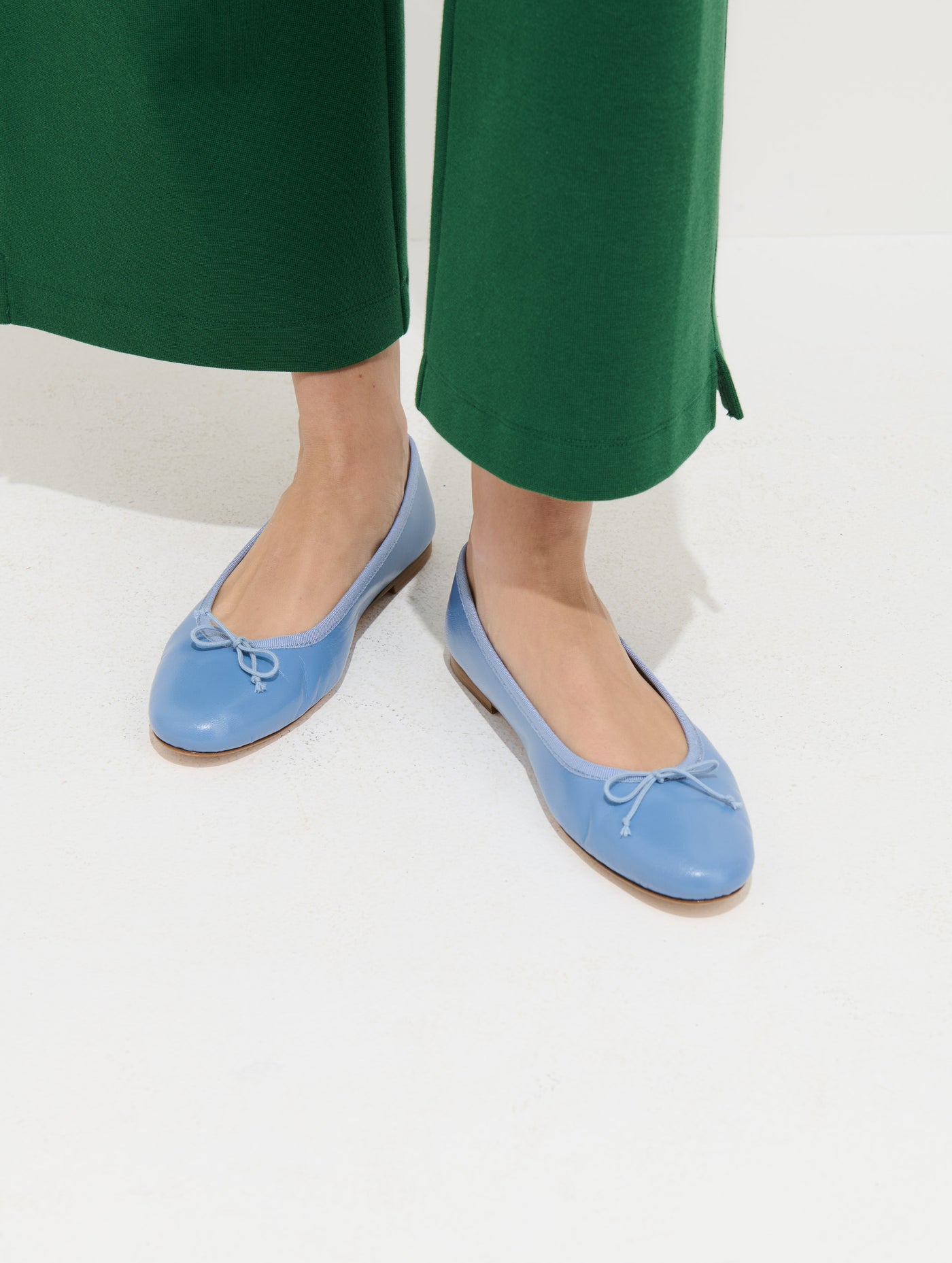 Prince Street Ballet Flat in Leather