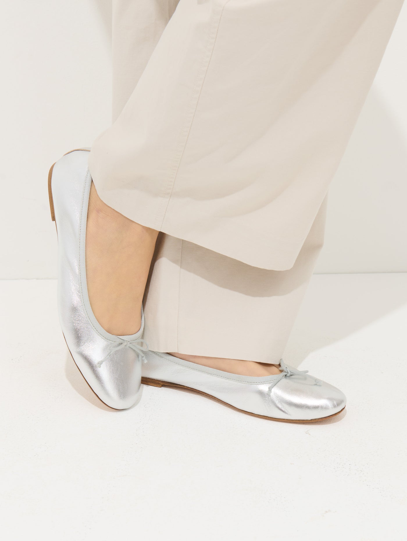 Prince Street Ballet Flat in Leather