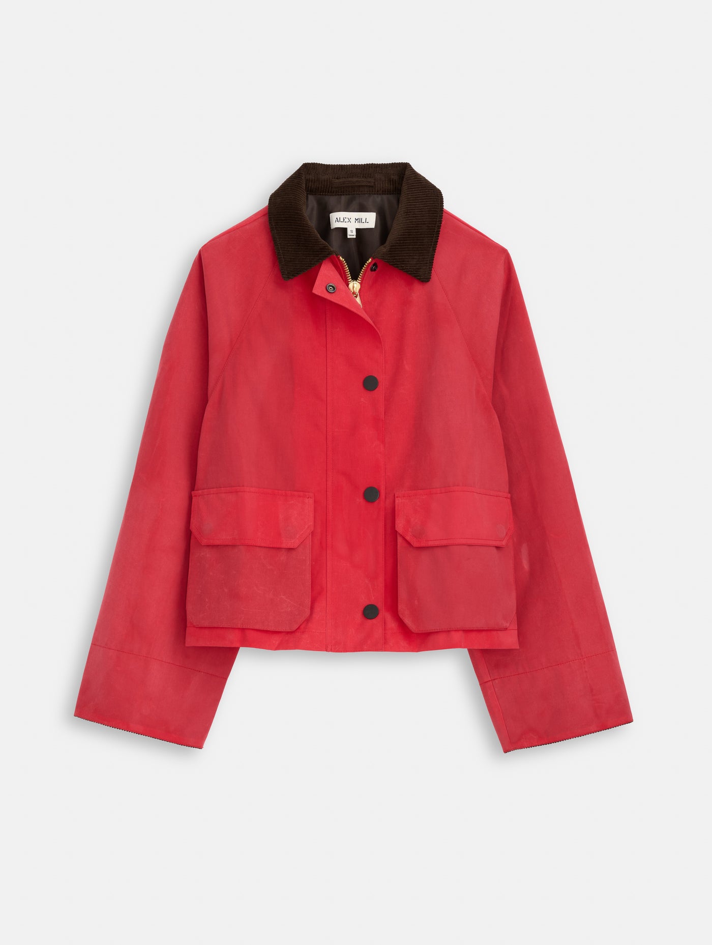 Chiltern Cropped Jacket In Waxed Canvas