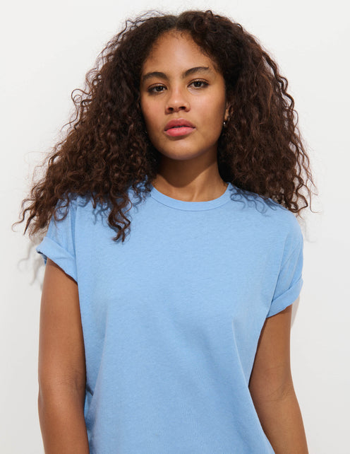 Garcon Tee In Linen Cotton