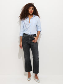 Bessette Mid Rise Boot Cut Cropped Jean