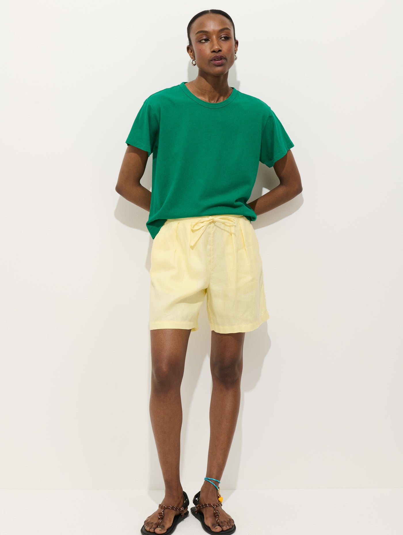 Garcon Tee In Linen Cotton