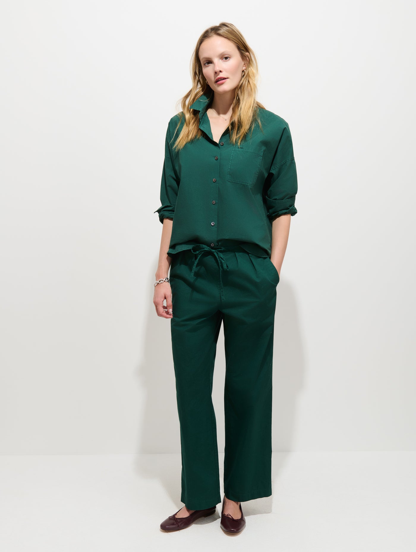 Jo Shirt In Cotton Poplin