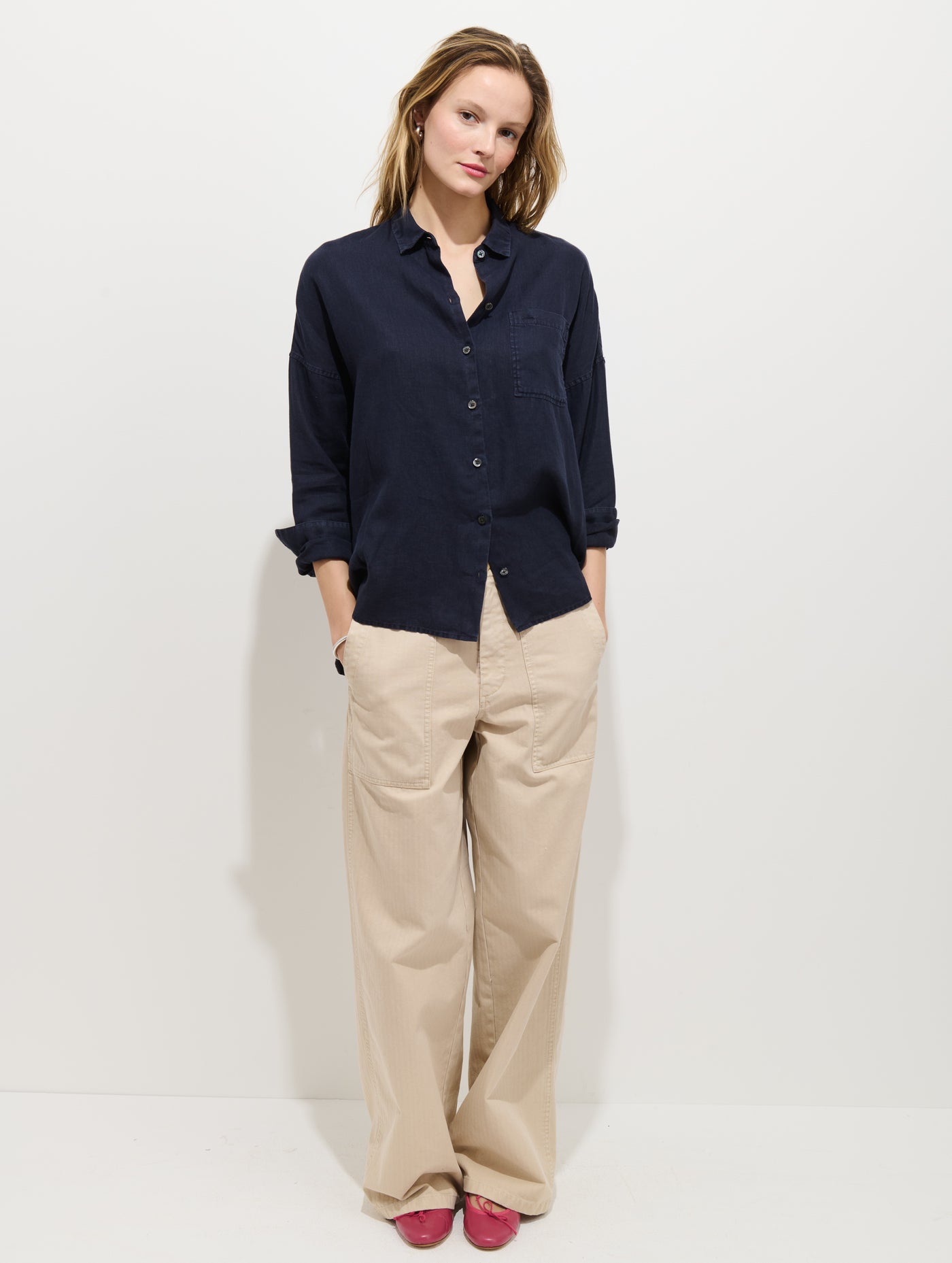 The Jo Shirt In Linen