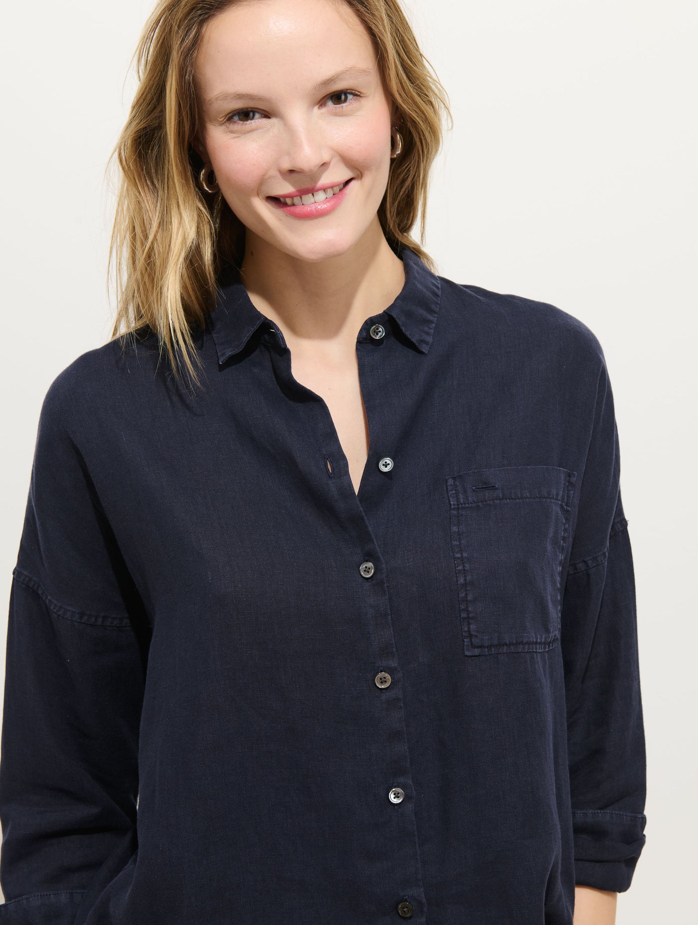 The Jo Shirt In Linen