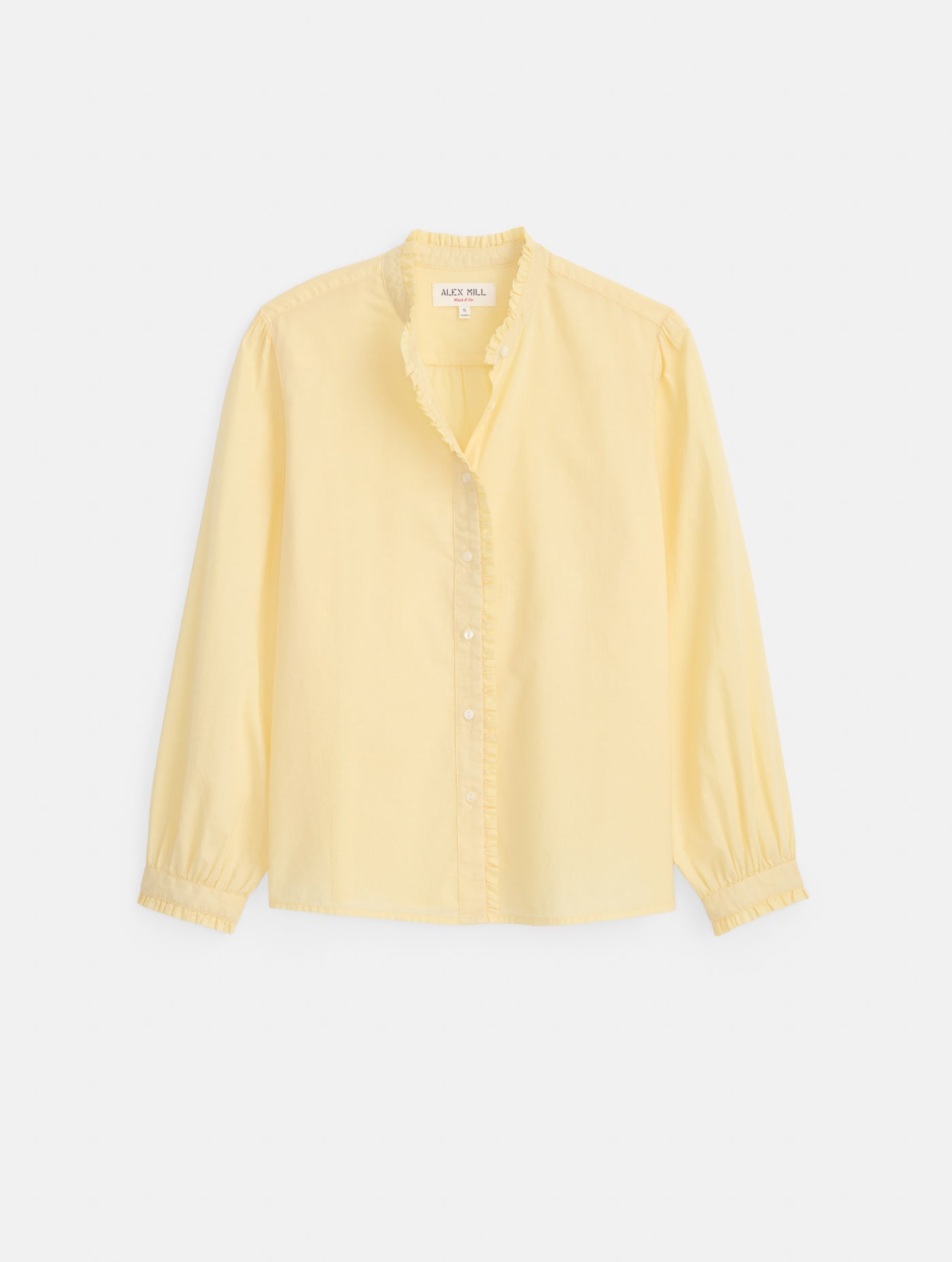 Chantilly Ruffle Shirt In Cotton Voile