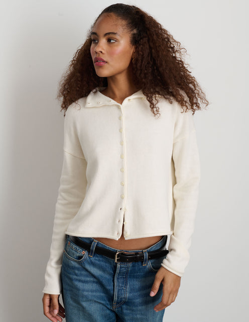 Taylor Cardigan in Cotton Cashmere
