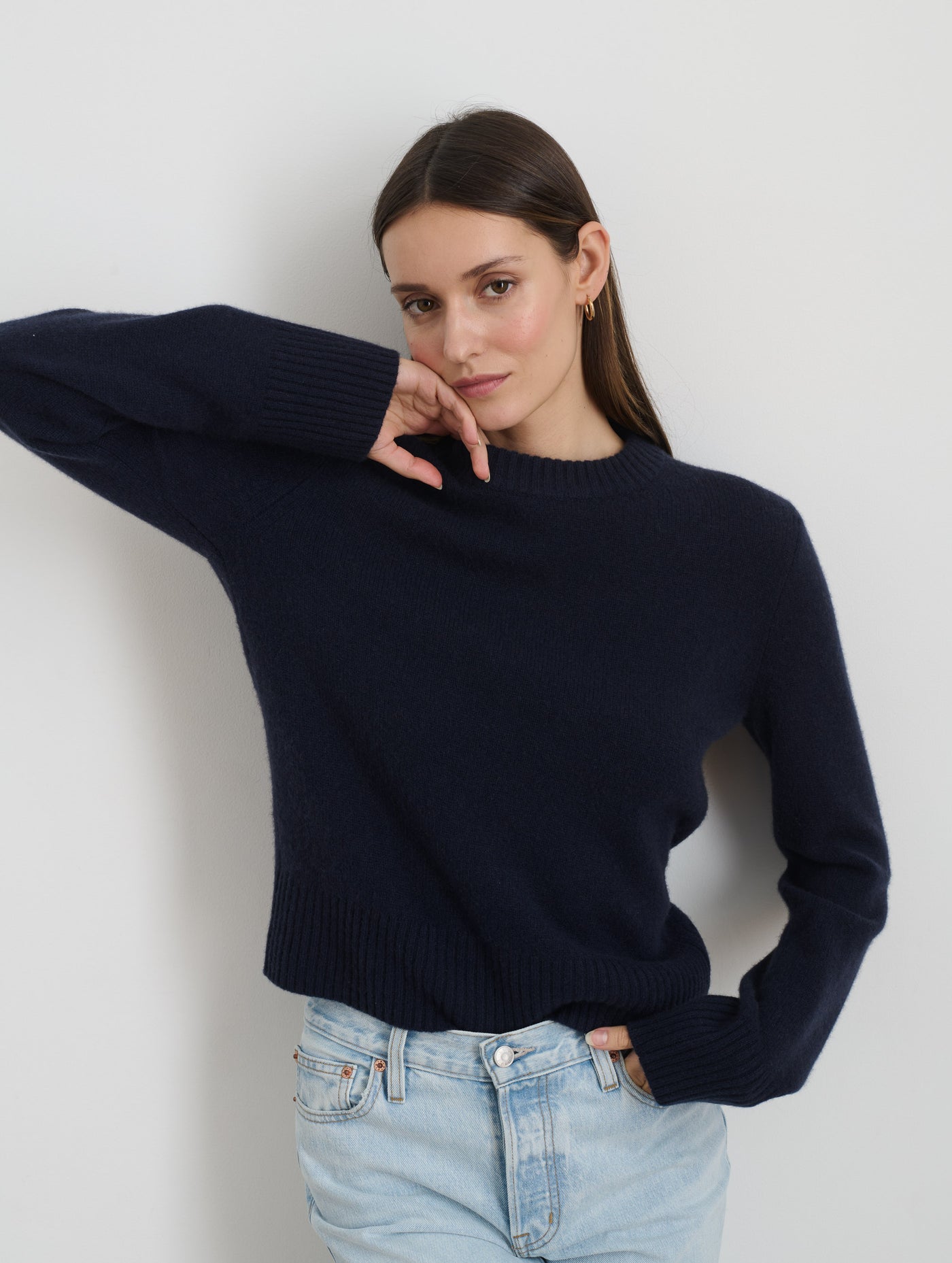 Marais Sweater in Washed Cashmere