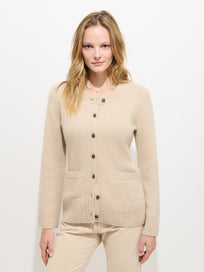 Bordeaux Cardigan in Cashmere