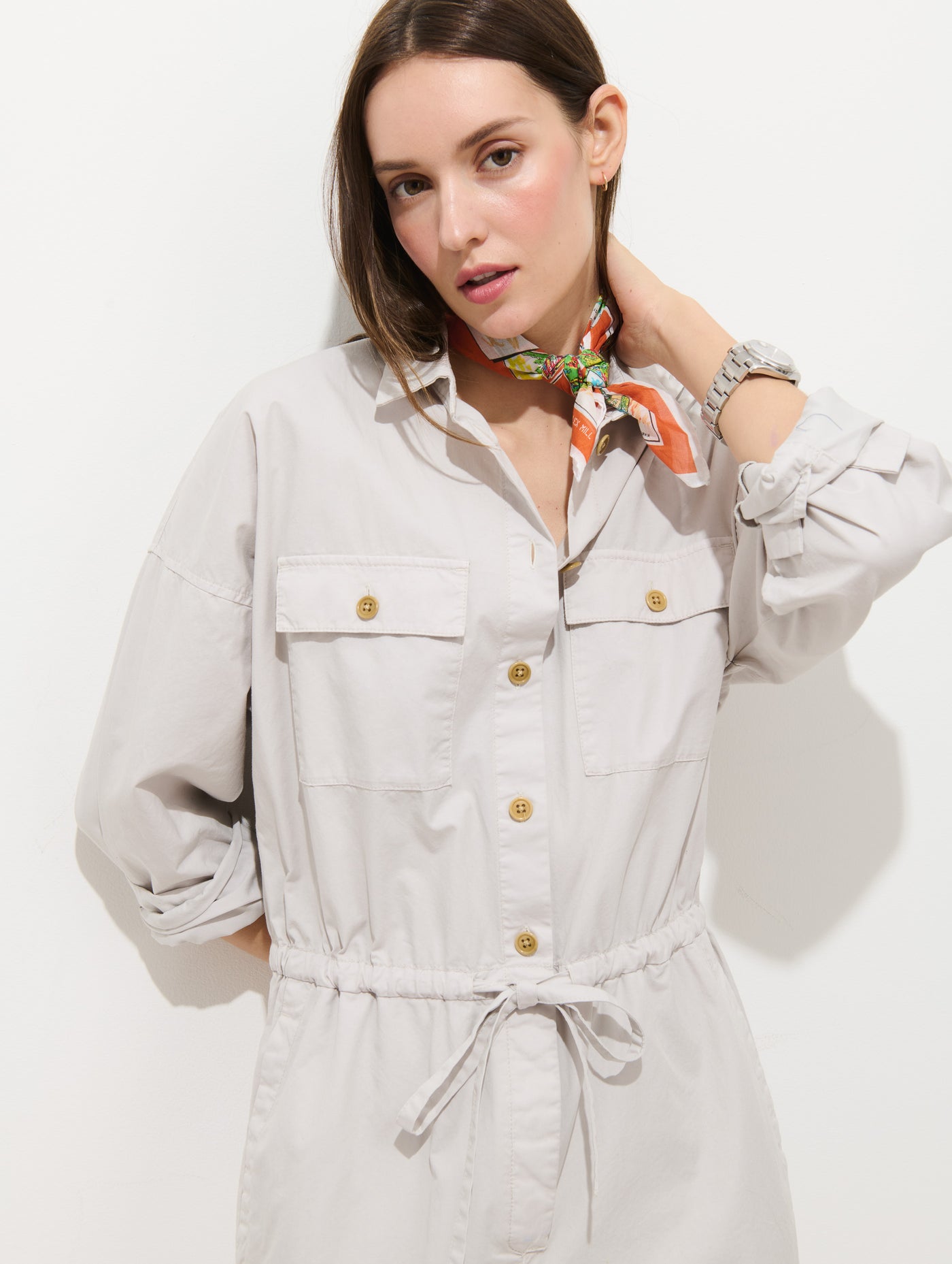 Delancey Jumpsuit In Lightweight Twill