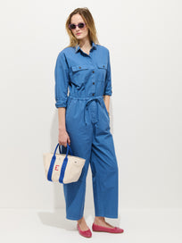 Delancey Jumpsuit In Lightweight Twill